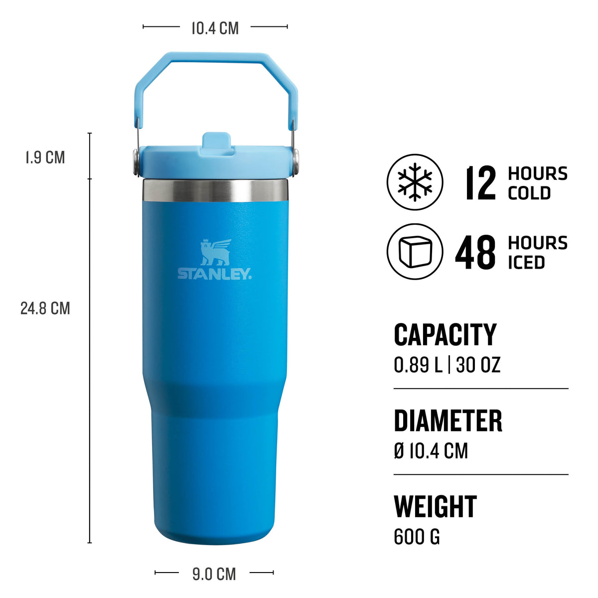 IceFlow™ Flip Straw 2.0 Tumbler | 0.89L