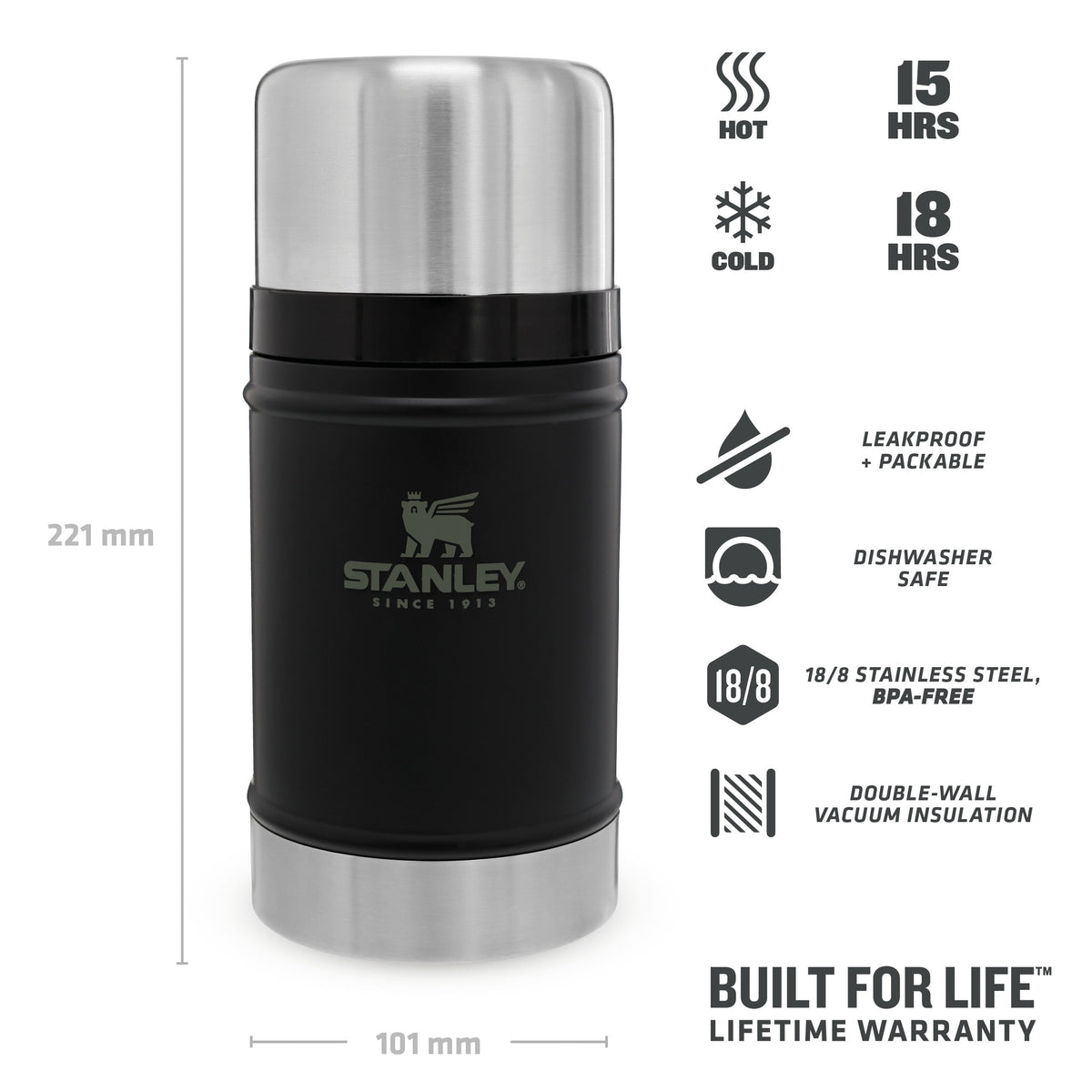 Classic Legendary Food Jar | 0.71L