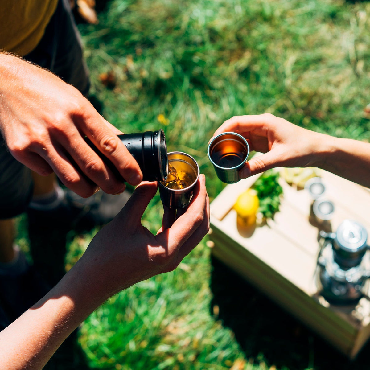 Adventure Nesting Shot Glass Set