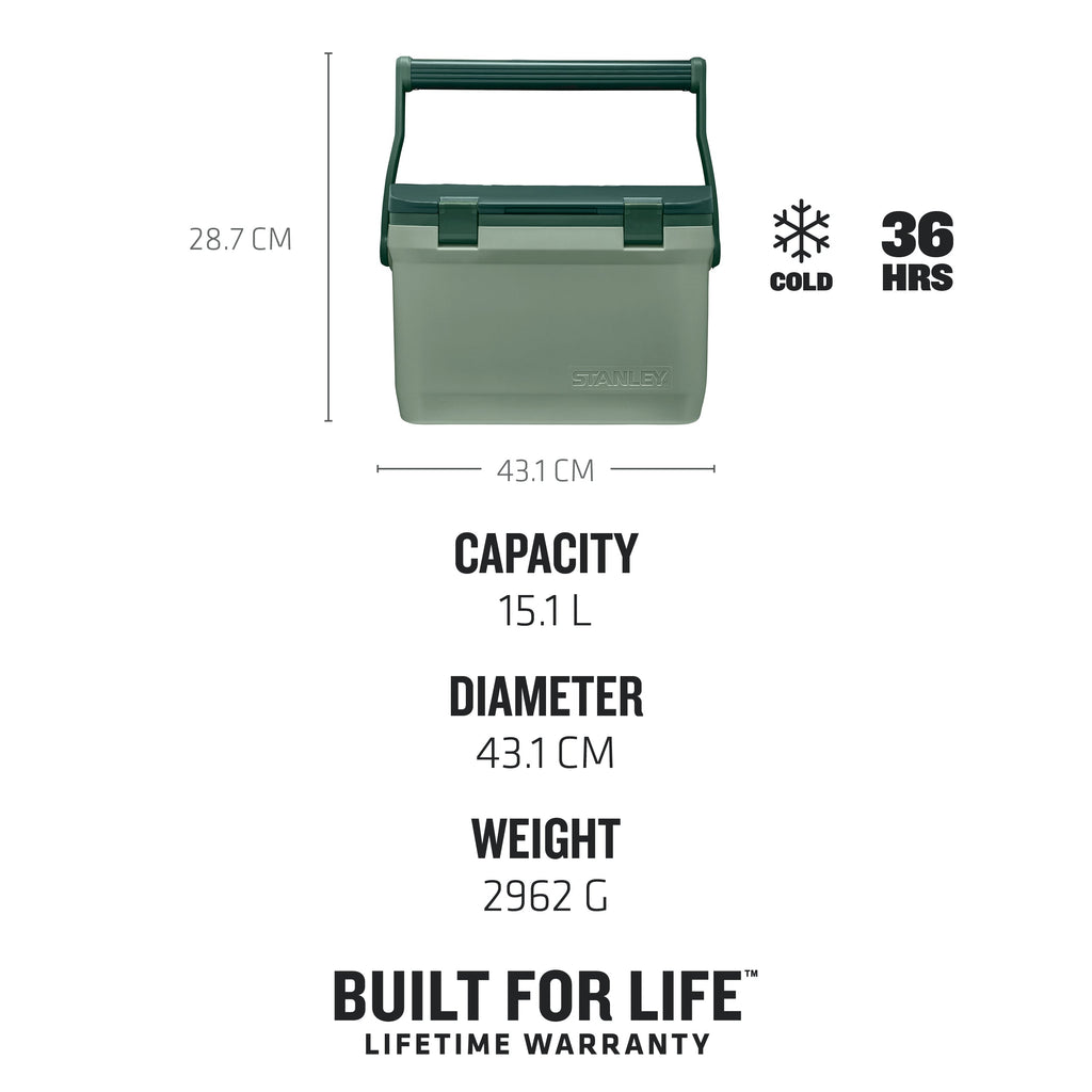 Easy-Carry Outdoor Cooler | 15.1L
