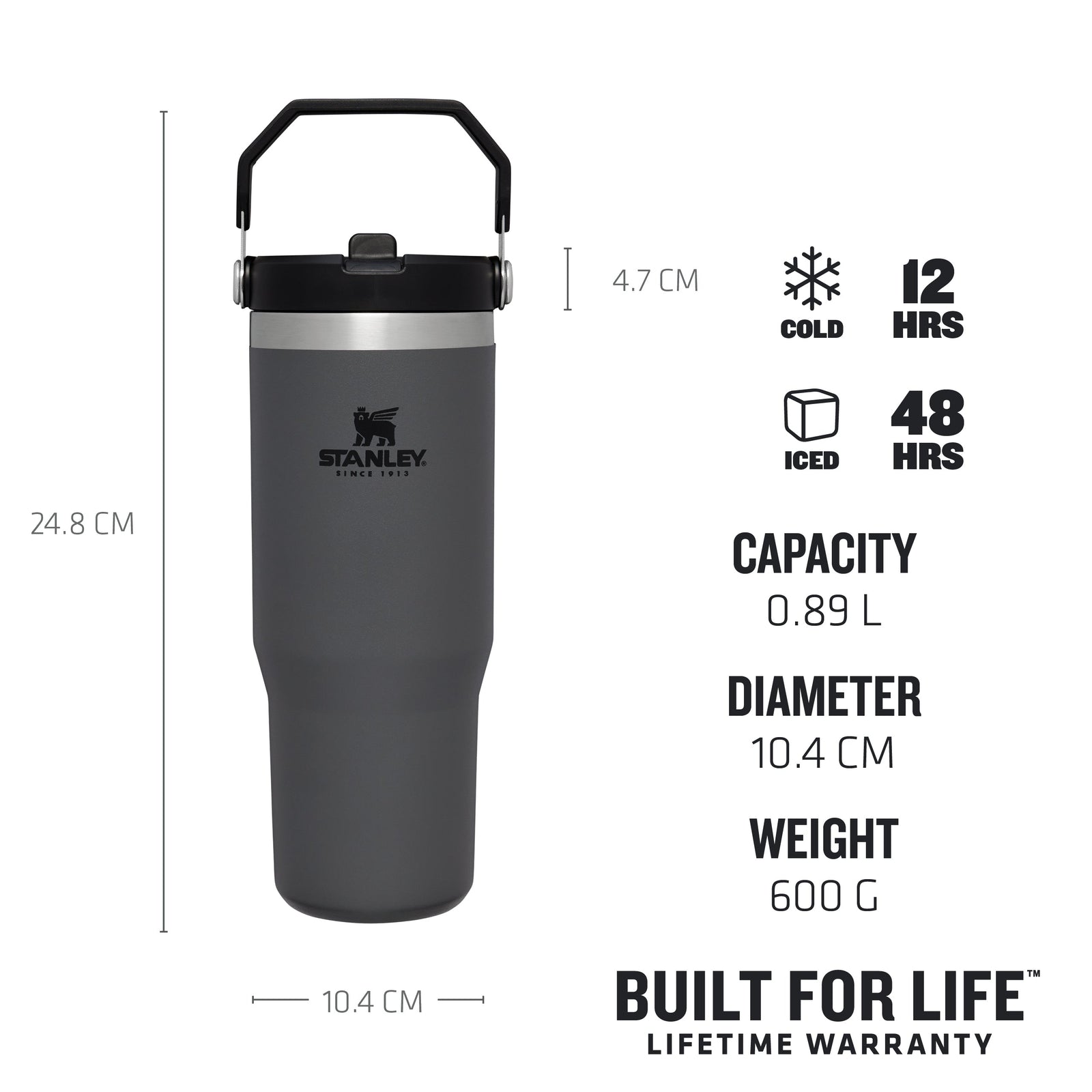 IceFlow™ Flip Straw 2.0 Tumbler | 0.89L