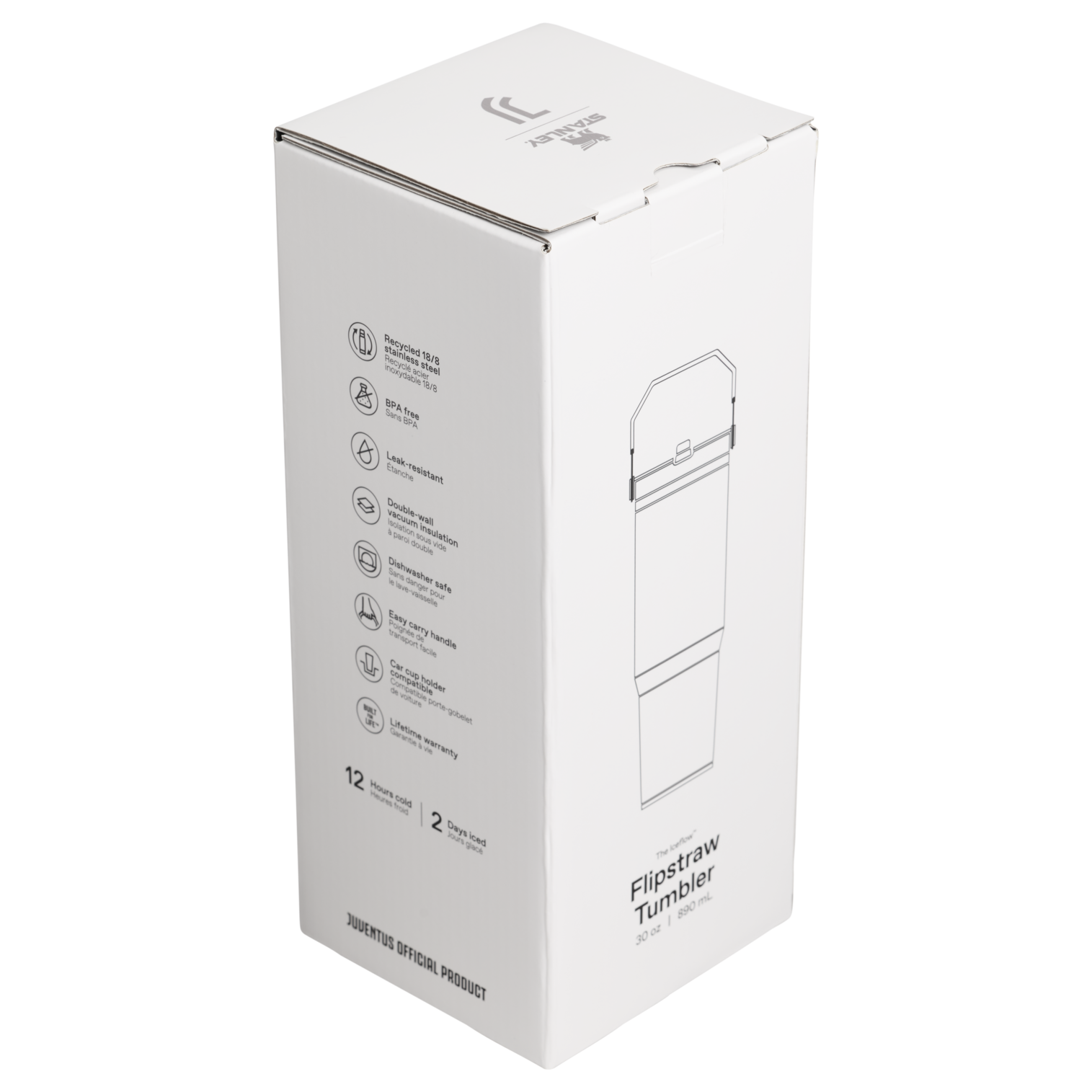 Stanley 1913 x Juventus IceFlow™ Flip Straw 2.0 Tumbler | 0.89L