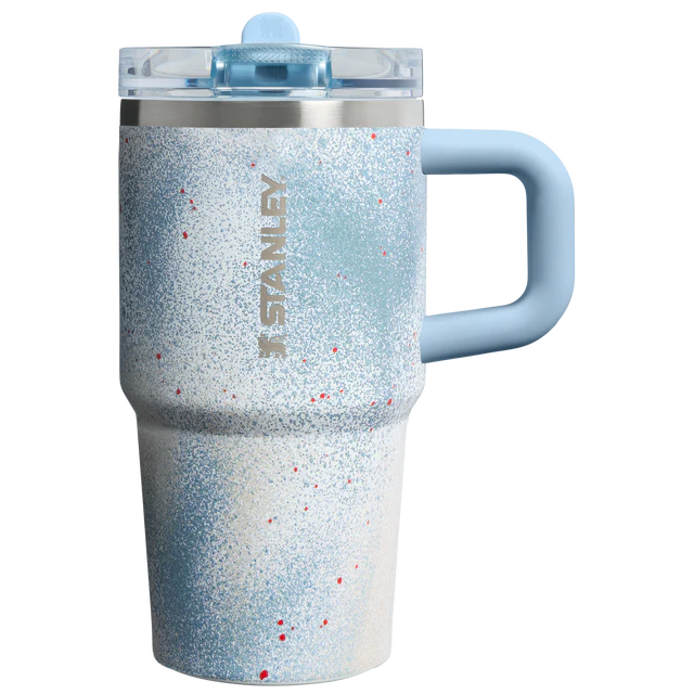 Quencher® ProTour Flip Straw Tumbler - Slate Blue Techgrain